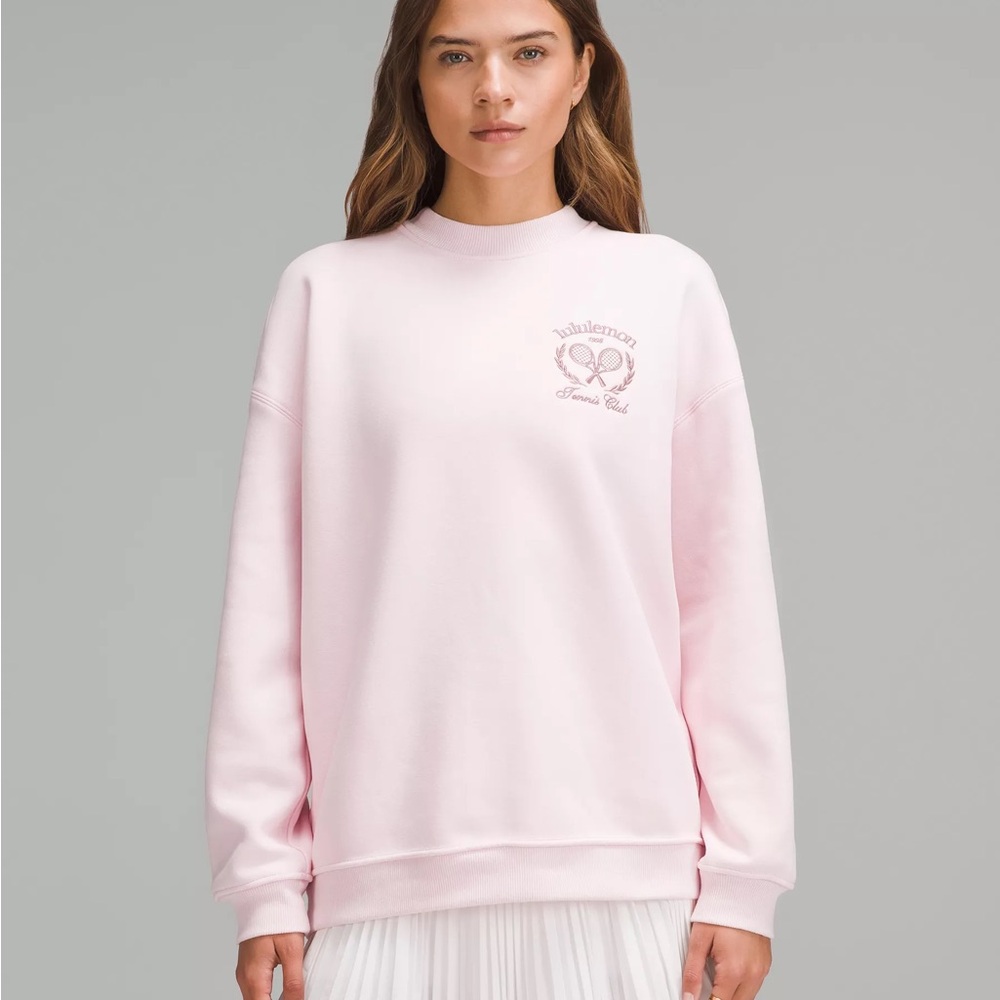 Lululemon MED Heavyweight Fleece Pullover Tennis Club - New & only worn once